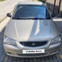 Hyundai Accent 1.5 MT, 2004, 100 000 км, с пробегом, цена 480 000 руб.