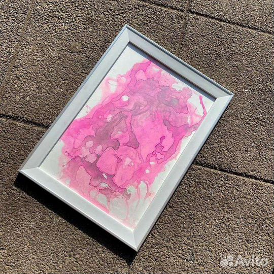 Картина интерьерная 21х30, спиртовыми чернилами