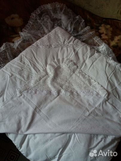 Конверт-одеяло на выписку зимний