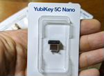 Новый ключ безопасности Yubikey 5C Nano