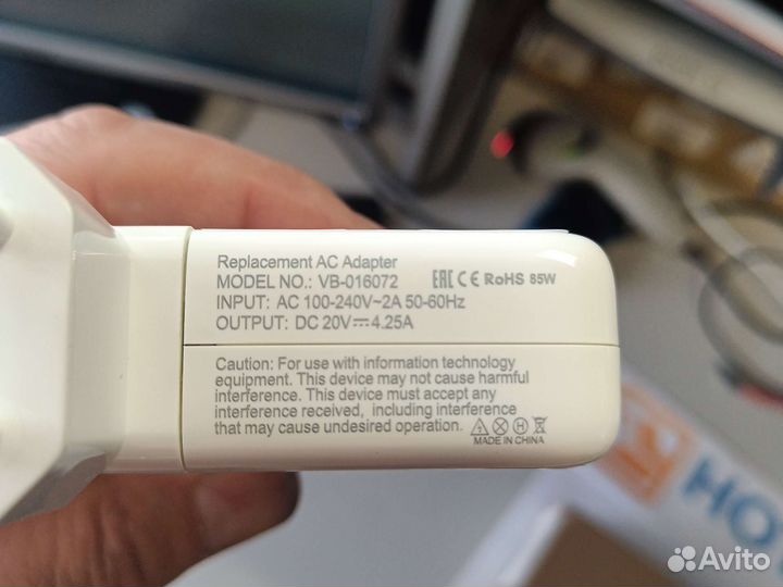 Блок питания для ноутбука Apple 20V 4.25A 85W