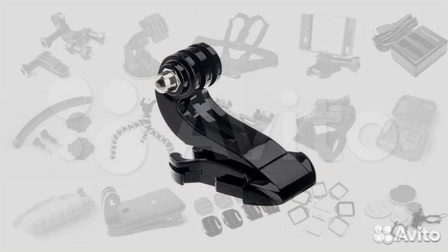 Крепление Защелка, J-hook переходник SJ4000 Go Pro