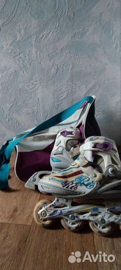 Роликовые коньки детские в сумке