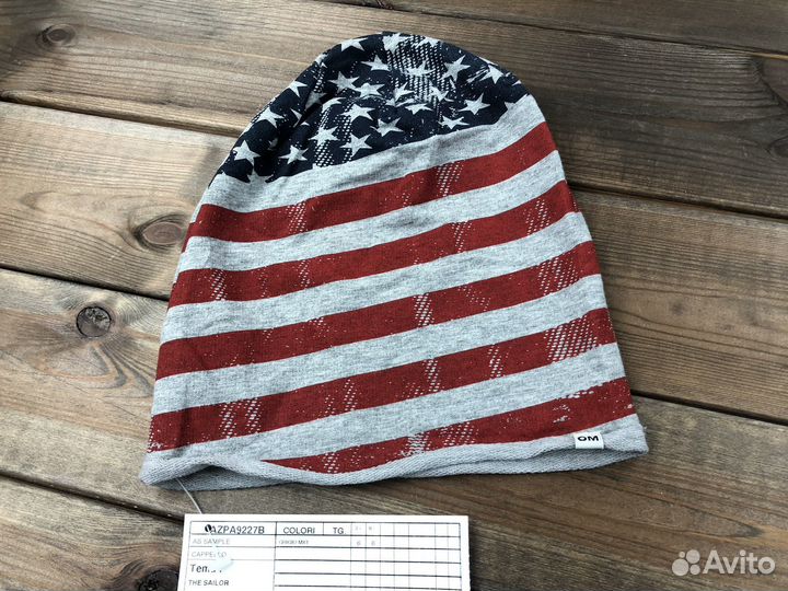 Шапка весенняя для мальчика новая хлопок Ииалия