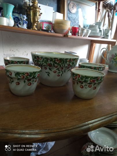 Крюшонница фарфор, Рига и розетки