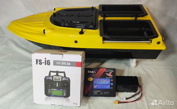 Прикормочный Кораблик с GPS и без