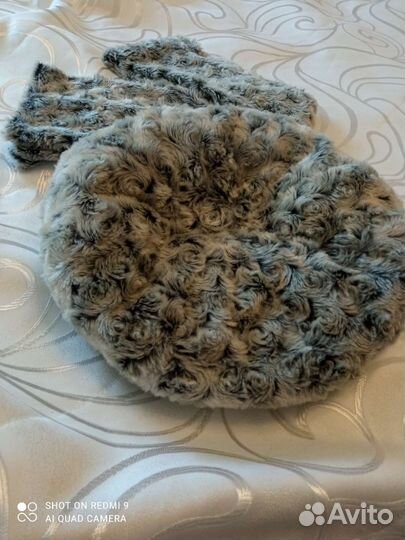 Берет с шарфиком женский