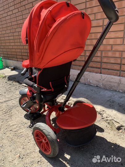 Детский велосипед с родительской ручкой