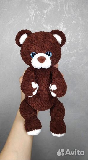 Мишка вязаный,ручная работа