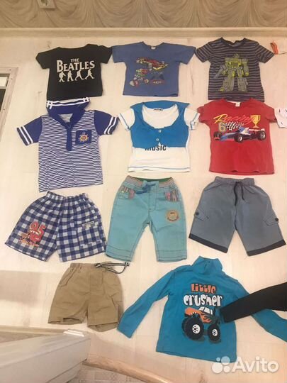 Вещи пакетом на мальчика от 2 до 5 лет