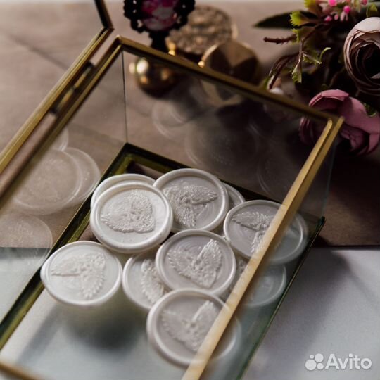 Сургучные оттиски. Готовая сургучная печать