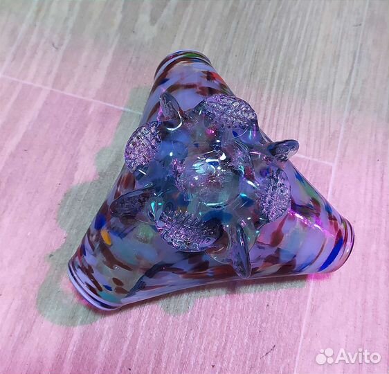 Пепельница ссср, цветное стекло