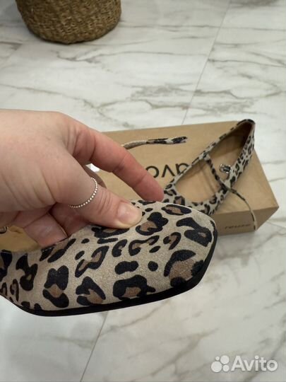 Балетки натуральная кожа