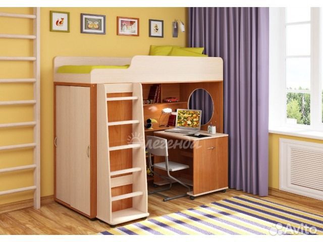 Детская кровать чердак