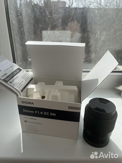 Объектив sigma 30 mm 1.4 для sony e