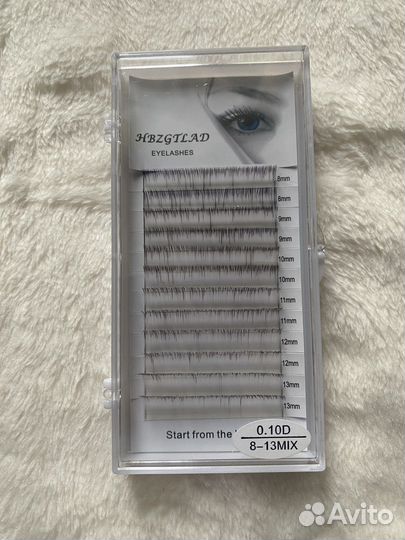 Ресницы цветные для наращивания