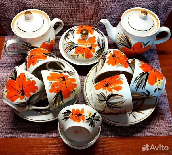 Чайный набор фарфор