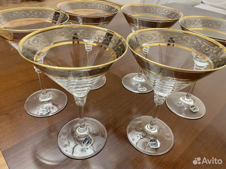 Набор креманок для мартини Bogemia Crystal