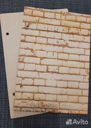 Деревянные заготовки блокнот А5 - 3 вида