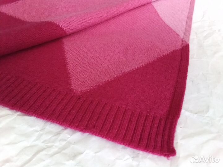 Шарф 100 кашемир ромбы McKenzy 31*178