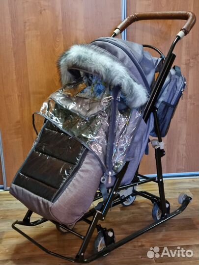 Санки коляска зимние