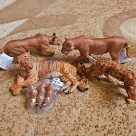 Фигурки львицы папо papo schleich коллекта