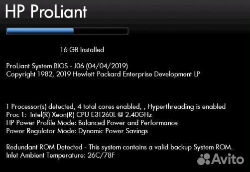 HP ProLiant Microserver Gen8