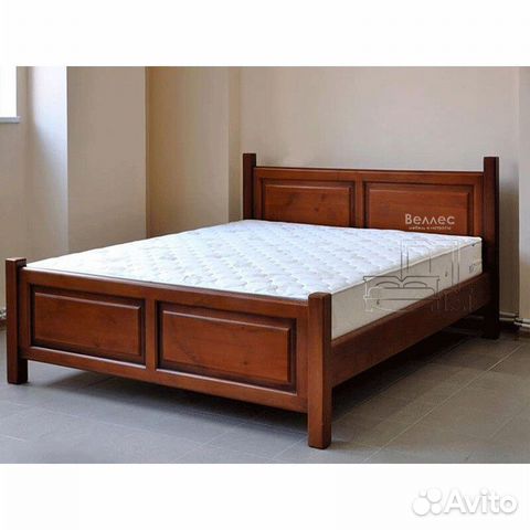 Двуспальная деревянная массив кровать производител