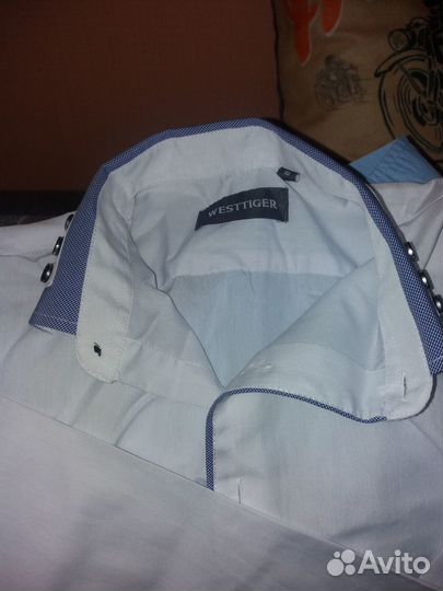 Рубашка на мальчика рост164 и туфли черные разме40