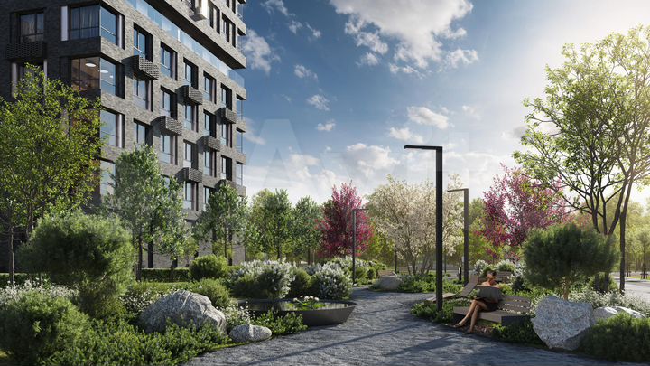 2-к. апартаменты, 46,6 м², 12/16 эт.