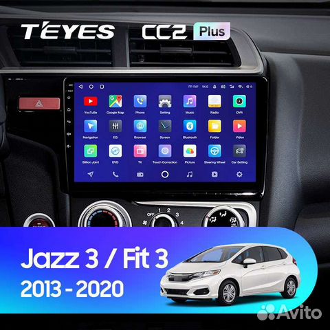 Магнитола Honda Jazz 3 / Fit 3 2013-2020 Teyes