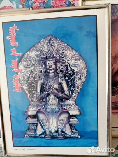 Сувениры из Монголии, картины