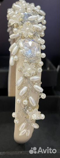 Ободок для волос ручной работы