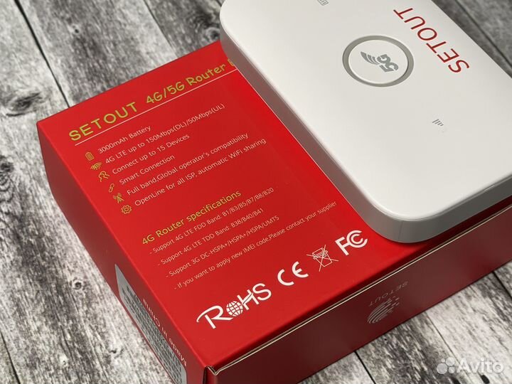 Карманный роутер 4g e100plus
