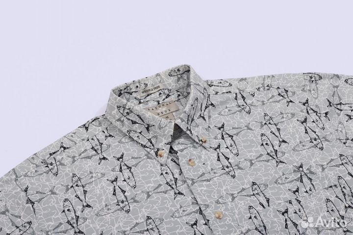 Natural Issue Wrinkle Free Shirt рубашка гавайка