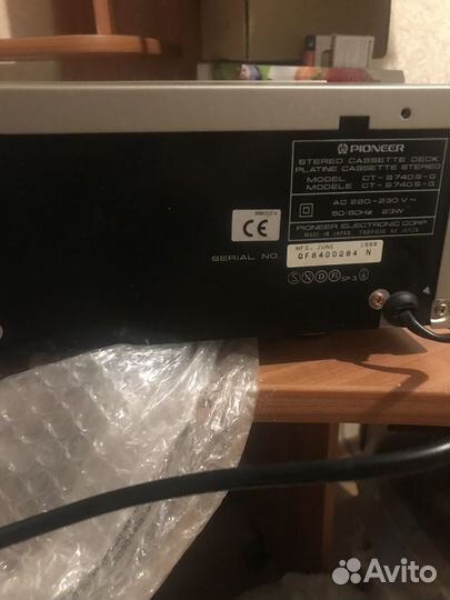 Кассетная дека pioneer ct-s740s