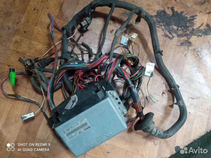 Праводка жгут с мозгами на ваз