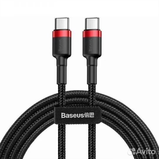 Кабель BaseusPD2.0 60W Type-C/ Type-C 2 м