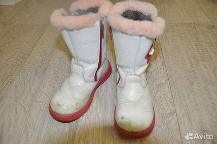 Зимние детские сапоги Зебра