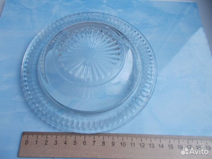 Старинная масленка. Стекло СССР Клеймо суз 60-70гг