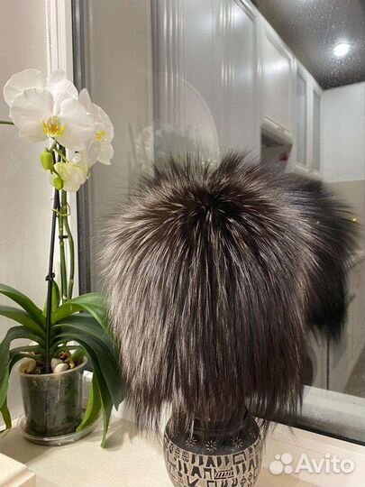 Шапка чернобурка