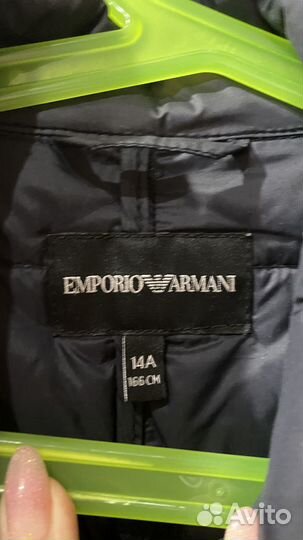 Плащ утеплённый Armani