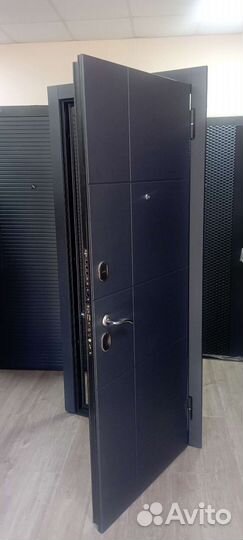 Дверь входная Гарда 2мдф,графит