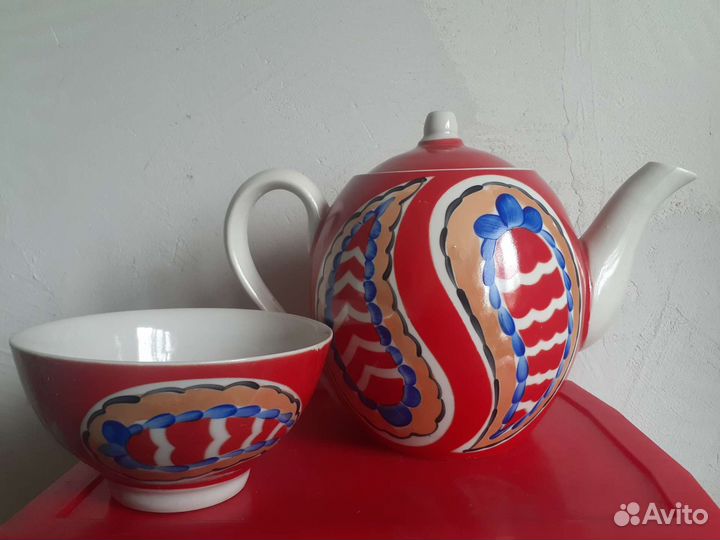 Чайник,тарелки,чайные сервизы СССР Вербилки, лфз
