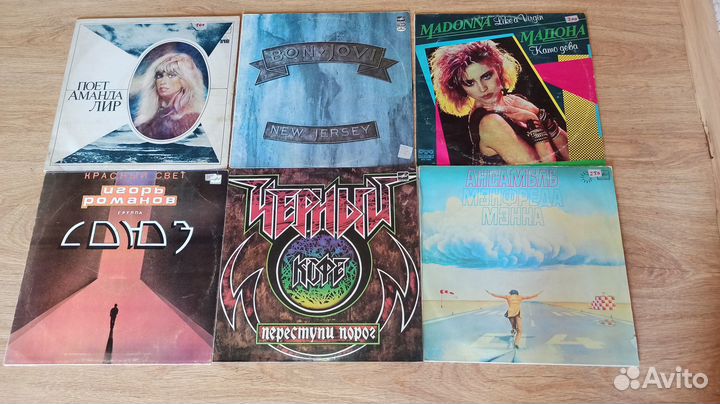 Виниловые пластинки рок. лот 2