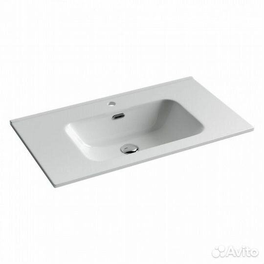 Тумба с раковиной Sancos SMART 80 дуб бард/белая