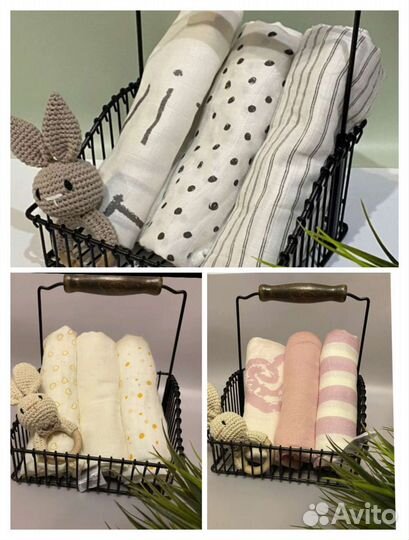 Муслиновые пеленки, набор