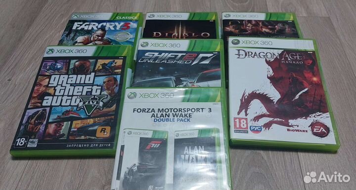 Лицензионные диски с играми для приставки Xbox 360