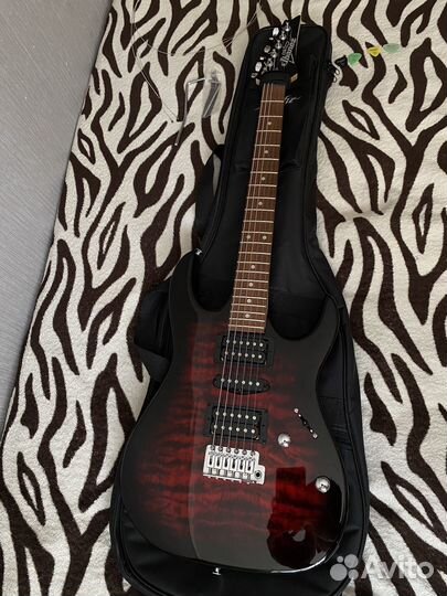 Электрогитара Ibanez GRX70QA (чек имеется)