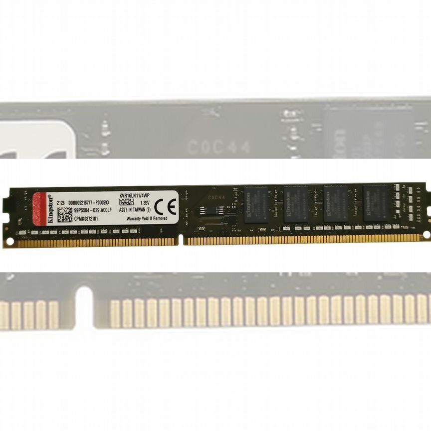 [KVR16LN11/4WP] Оперативная Память Kingston 4gb Kvr16ln11/4wp